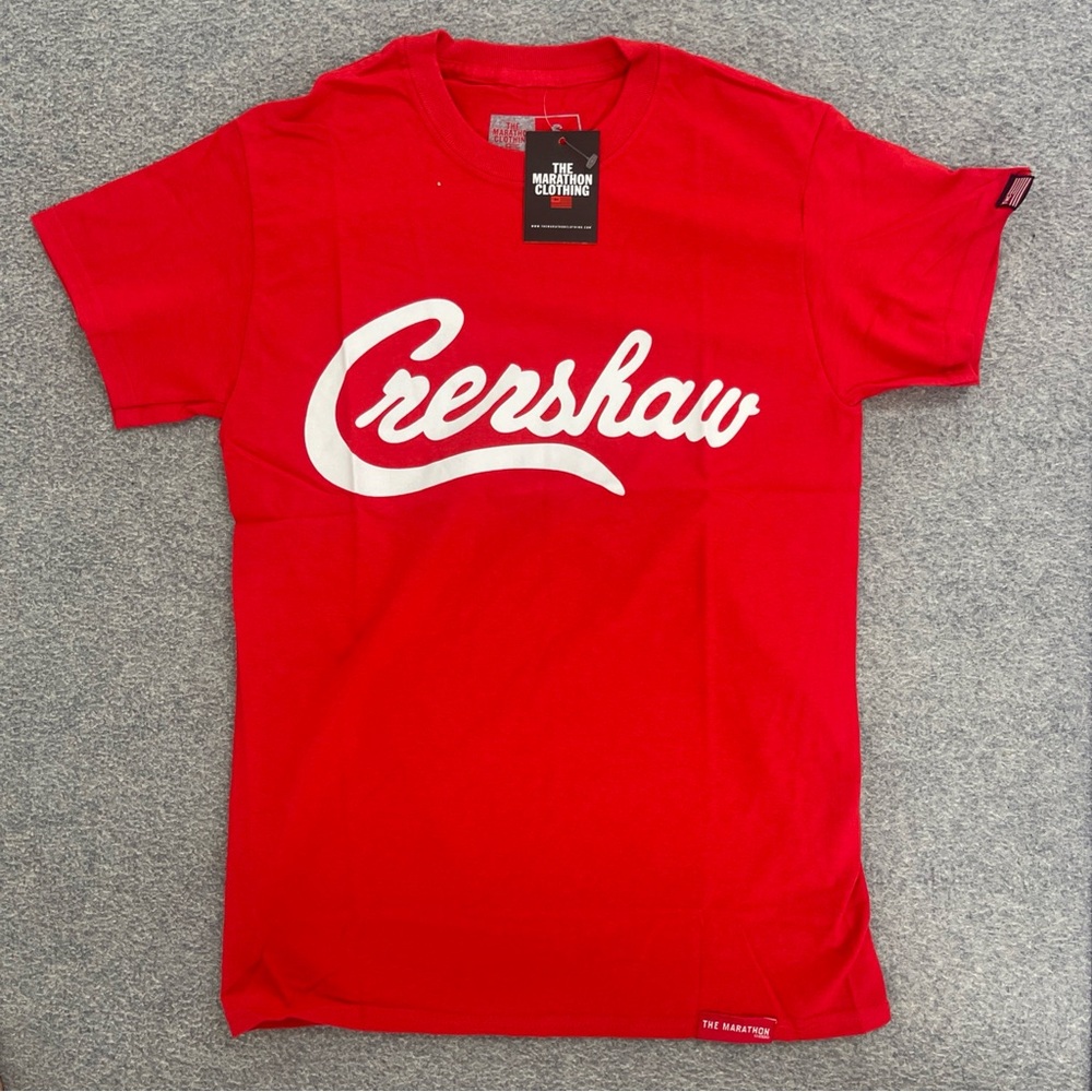 The Marathon Clothing Red Crenshaw Tee
